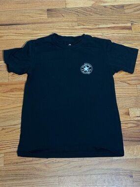Converse Black Short-Sleeve Chest Logo Tee
